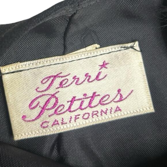 60s vintage shift dress mini by Terri petites sz S? Black - Picture 3 of 3